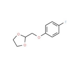 2-(4-Fluoro-phenoxymethyl)-[1,3]dioxolane (CAS 850348-78-6) - chemical structure image