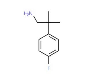 2-(4-Fluoro-phenyl)-2-methyl-propylamine - chemical structure image