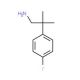 2-(4-Fluoro-phenyl)-2-methyl-propylamine - chemical structure image