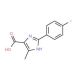 2-(4-Fluoro-phenyl)-5-methyl-1H-imidazole-4-carboxylic acid - chemical structure image