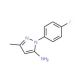 2-(4-Fluoro-phenyl)-5-methyl-2H-pyrazol-3-ylamine (CAS 76606-39-8) - chemical structure image