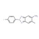 2-(4-Fluoro-phenyl)-6-methyl-2H-benzotriazol-5-yl-amine (CAS 436086-84-9) - chemical structure image