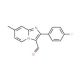 2-(4-Fluoro-phenyl)-7-methyl-imidazo[1,2-a]-pyridine-3-carbaldehyde - chemical structure image