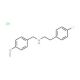 [2-(4-Fluoro-phenyl)-ethyl]-(4-methoxy-benzyl)-amine hydrochloride - chemical structure image