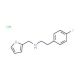 [2-(4-Fluoro-phenyl)-ethyl]-furan-2-ylmethyl-amine hydrochloride - chemical structure image