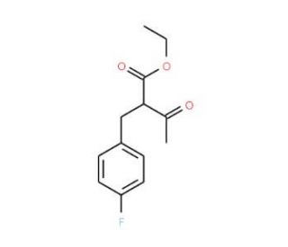 2-(4-Fluorobenzyl)-acetoacetic acid ethyl ester (CAS 88023-07-8) - chemical structure image