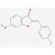 2-(4-fluorobenzylidene)-6-hydroxy-1-benzofuran-3(2H)-one - chemical structure image