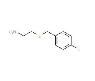 2-(4-Fluorobenzylthio)ethylamine - chemical structure image
