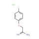 2-(4-Fluorophenoxy)-1-imino-1-ethanaminium chloride (CAS 318951-78-9) - chemical structure image