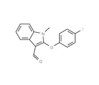 2-(4-Fluorophenoxy)-1-methyl-1H-indole-3-carbaldehyde - chemical structure image