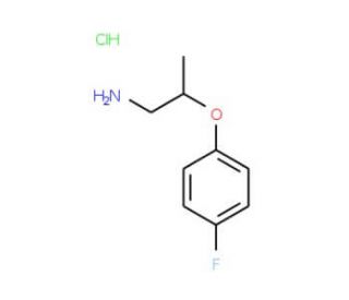 2-(4-Fluorophenoxy)-1-propanamine hydrochloride - chemical structure image