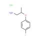 2-(4-Fluorophenoxy)-1-propanamine hydrochloride - chemical structure image