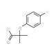 2-(4-fluorophenoxy)-2-methylpropanoyl chloride - chemical structure image
