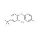 2-(4-Fluorophenoxy)-5-(trifluoromethyl)aniline - chemical structure image
