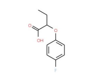2-(4-Fluorophenoxy)butanoic acid - chemical structure image