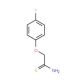2-(4-fluorophenoxy)ethanethioamide (CAS 35370-93-5) - chemical structure image