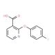 2-(4-Fluorophenoxy)nicotinic acid (CAS 54629-13-9) - chemical structure image