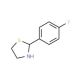 2-(4-Fluorophenyl)-1,3-thiazolane (CAS 67086-80-0) - chemical structure image