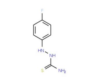 2-(4-Fluorophenyl)-1-hydrazinecarbothioamide - chemical structure image