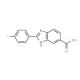 2-(4-Fluorophenyl)-1H-benzimidazole-5-carboxylic acid (CAS 850705-30-5) - chemical structure image