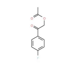 2-(4-Fluorophenyl)-2-oxoethyl acetate (CAS 366-78-9) - chemical structure image