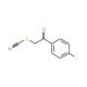 2-(4-Fluorophenyl)-2-oxoethyl thiocyanate (CAS 43045-16-5) - chemical structure image