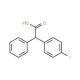 2-(4-Fluorophenyl)-2-phenylacetic acid (CAS 723-69-3) - chemical structure image
