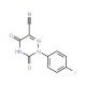 2-(4-Fluorophenyl)-3,5-dioxo-2,3,4,5-tetrahydro-1,2,4-triazine-6-carbonitrile - chemical structure image