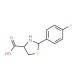 2-(4-Fluorophenyl)-4-thiazolidinecarboxylic acid (CAS 69570-82-7) - chemical structure image