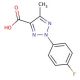2-(4-fluorophenyl)-5-methyl-2H-1,2,3-triazole-4-carboxylic acid - chemical structure image
