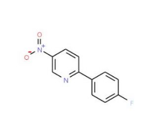 2-(4-Fluorophenyl)-5-nitropyridine - chemical structure image