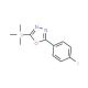 2-(4-fluorophenyl)-5-(trimethylsilyl)-1,3,4-oxadiazole - chemical structure image