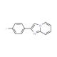 2-(4-Fluorophenyl)imidazo[1,2-a]pyridine (CAS 347-12-6) - chemical structure image