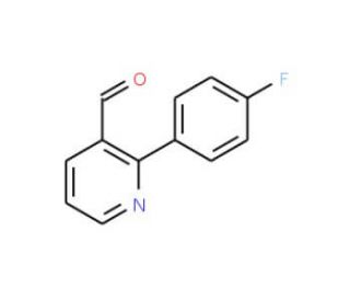 2-(4-Fluorophenyl)nicotinaldehyde - chemical structure image