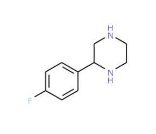 2-(4-Fluorophenyl)piperazine (CAS 65709-33-3) - chemical structure image
