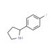 2-(4-fluorophenyl)pyrrolidine (CAS 72216-06-9) - chemical structure image