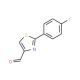 2-(4-Fluorophenyl)thiazole-4-carbaldehyde (CAS 875858-80-3) - chemical structure image