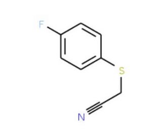 2-(4-Fluorophenylthio)acetonitrile (CAS 18527-21-4) - chemical structure image