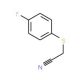 2-(4-Fluorophenylthio)acetonitrile (CAS 18527-21-4) - chemical structure image