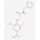 2-(4-formyl-2-iodo-6-methoxyphenoxy)-N-(2-furylmethyl)acetamide - chemical structure image