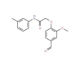 2-(4-Formyl-2-methoxy-phenoxy)-N-p-tolyl-acetamide - chemical structure image