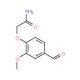 2-(4-formyl-2-methoxyphenoxy)acetamide (CAS 186685-89-2) - chemical structure image