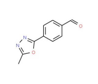 2-(4-Formylphenyl)-5-methyl-1,3,4-oxadiazole (CAS 179056-82-7) - chemical structure image
