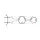 2-[4-(Fur-2-yl)phenyl]-4,4,5,5-tetramethyl-1,3,2-dioxaborolane (CAS 868755-79-7) - chemical structure image