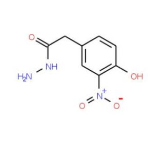 2-(4-Hydroxy-3-nitrophenyl)acetohydrazide - chemical structure image