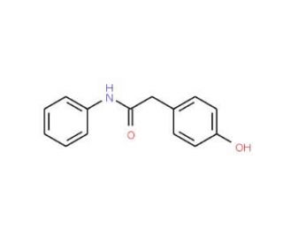 2-(4-Hydroxy-phenyl)-N-phenyl-acetamide (CAS 131179-71-0) - chemical structure image