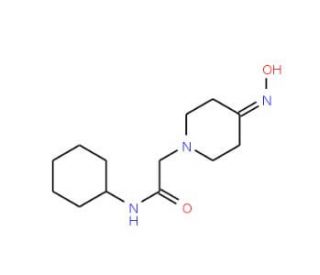 2-[4-(hydroxyimino)piperidin-1-yl]-N-phenylacetamide - chemical structure image