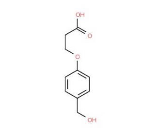 2-(4-Hydroxymethyl-phenoxy)-propionic acid - chemical structure image