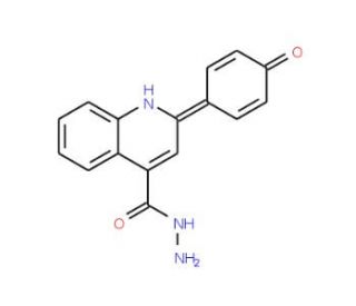 2-(4-Hydroxyphenyl)quinoline-4-carbohydrazide - chemical structure image