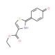 2-(4-Hydroxyphenyl)thiazole-4-carboxylic acid ethyl ester (CAS 11334-60-4) - chemical structure image